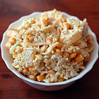 Sałatka "Kurczak curry"