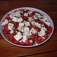 Sałatka grecka Dakos, przepyszna