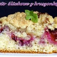 Ciasto śliwkowe z kruszonką