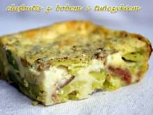 Fot. tota, clafoutis z bobem i tunczykiem