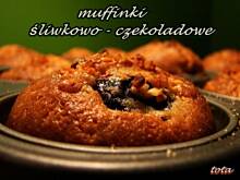 Fot. tota, Muffinki śliwkowo - czekoladowe