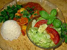 Fot. tineczka, Filety z kurczaka z mlekiem kokosowym i pomidorami