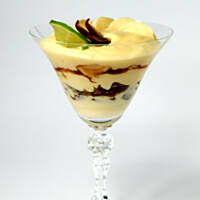 Budyń bananowo daktylowy