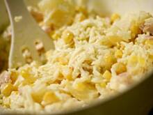 Fot. ewa_302, Sałatka ryżowa z kurczakiem i brzoskwinią