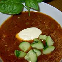 Zupa pomidorowa z balsamico i cynamonem