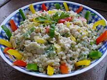 Fot. niebieska-różyczka, Sałatka z zacierką i kurczakiem