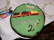 Fot. sheyanja, Tort urodzinowy dla Natalki - pociąg