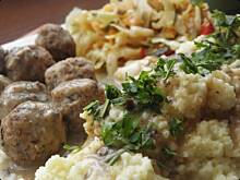 Fot. msewka, Klopsiki mięsno-grzybowe z sosem grzybowym.