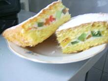 Fot. Teresa.Marcjan, Biszkoptowy śmietanowiec z galaretkami