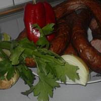 Wiejska kiełbasa - wieprzowo-wołowa