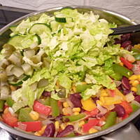 Tortilla z kurczkiem na pikantno!