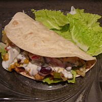 Tortilla z kurczkiem na pikantno!