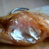 Filety drobiowe nadziewane serkiem