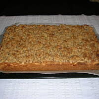 Szarlotka z chrupiącą kruszonką