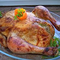 Kurczak z nadzieniem z kaszy jeczmiennej