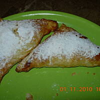 Trójkąty z białym serem