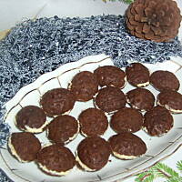 Orzeszki z kakaowego ciasta