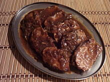 Fot. pralina, Wołowa pieczeń z oliwkami!