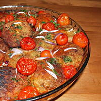 kotlety rybne zapiekane w pomidorach