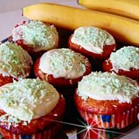 Muffinki bananowo - kokosowe