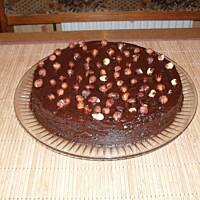 Ciasto z Nutella i orzechami laskowymi