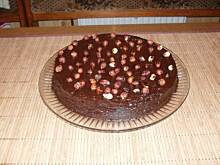 Fot. Magda.lena, Ciasto z Nutella i orzechami laskowymi