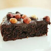 Ciasto z Nutella i orzechami laskowymi