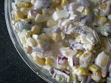 Fot. kasia1977, Salatka z kurczakiem z fasola