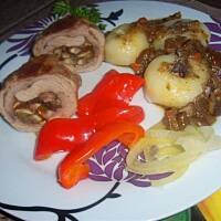 Rolady wieprzowe z grzybami