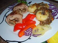 Fot. niebieska-różyczka, Rolady wieprzowe z grzybami