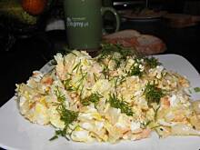 Fot. msewka, Pożywna jajecznica z łososiem.