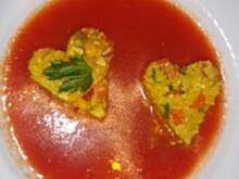 Fot. dajanka, Drobiowo-ryżowe serduszka z warzywami i sosem..