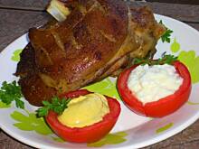 Fot. niebieska-różyczka, Golonka piwno miodowa zapiekana