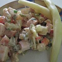 Sałatka z fasolki szparagowej i fileta(pyszna)-Protal