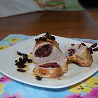 Polędwiczki wieprzowe z żurawinami