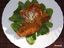 Fot. bernika, Sola w panierce kukurydzianej z serem