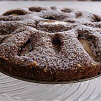 Czekolada i gruszki w cieście