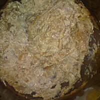 schab z pieczarkami pieczony w śmietanie