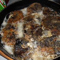 Boczniaki a la schabowe