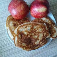 Racuchy przepysznie jabłkiem i bananem urozmaicone