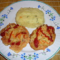 Placuszki mięsno-ziemniaczane