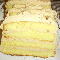 Ciasto z kremem krówkowym