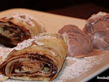 Fot. bernika, Czekoladowe naleśniki z lodami