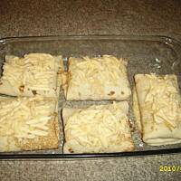 Omlety z mięsnym farszem zapiekane