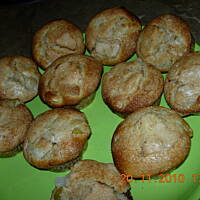 Muffiny gruszkowo- bananowe