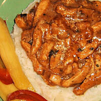 Potrawka z kurczaka w sosie imbirowym wg M&Ł