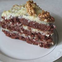 Ciasto czekoladowe toffi