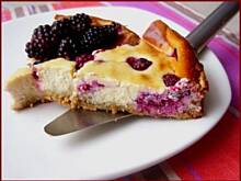 Fot. Malena, Sernik jezynowy z likierem malinowym