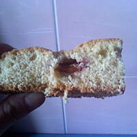 Ciasto z zamrożonym śliwkami