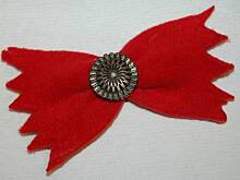 Fot. aggusia35, Zabawy z mamą  kokarda świąteczna